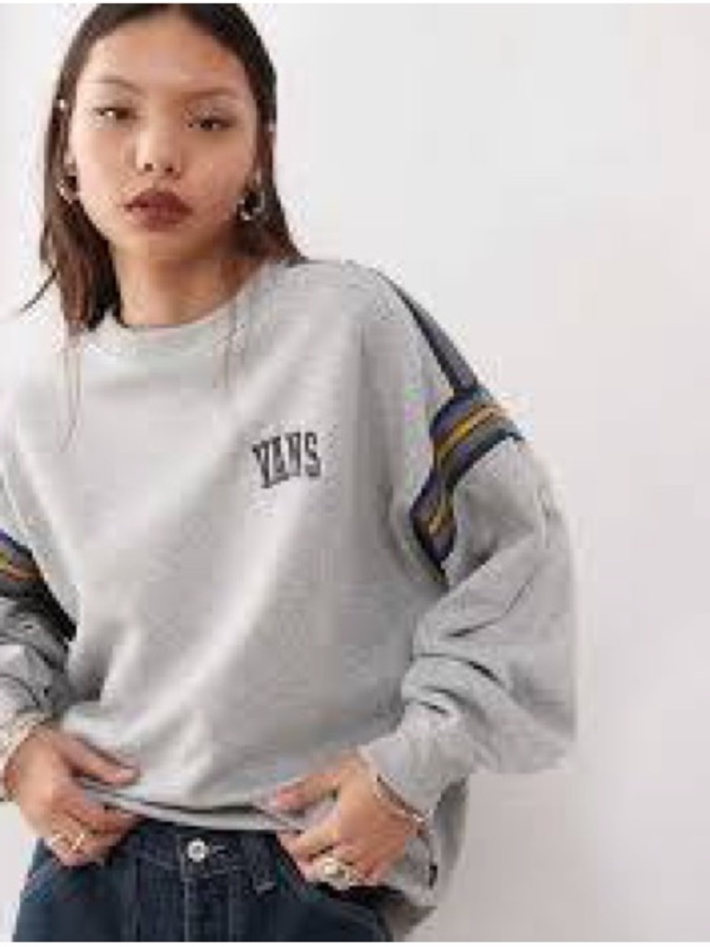 Women’s Vans Stadium Crew Sweatshirt Top Large New NWT